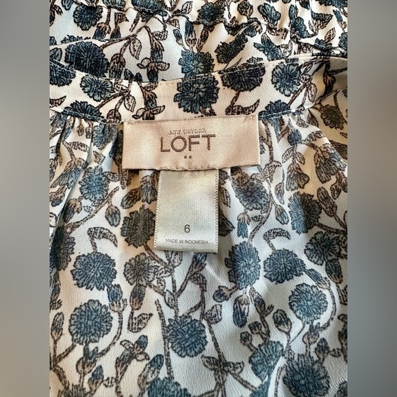 Ann Taylor Loft Floral Romper Womens Size 6 - Picture 11 of 12